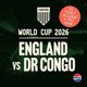 England Vs DR Congo - World Cup LIVE big Screen PLUS a Drink!